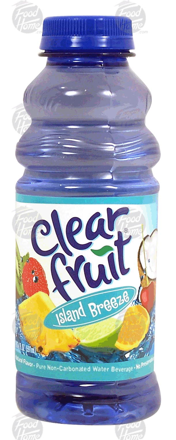 clear fruit  island breeze flavored water beverage Full-Size Picture